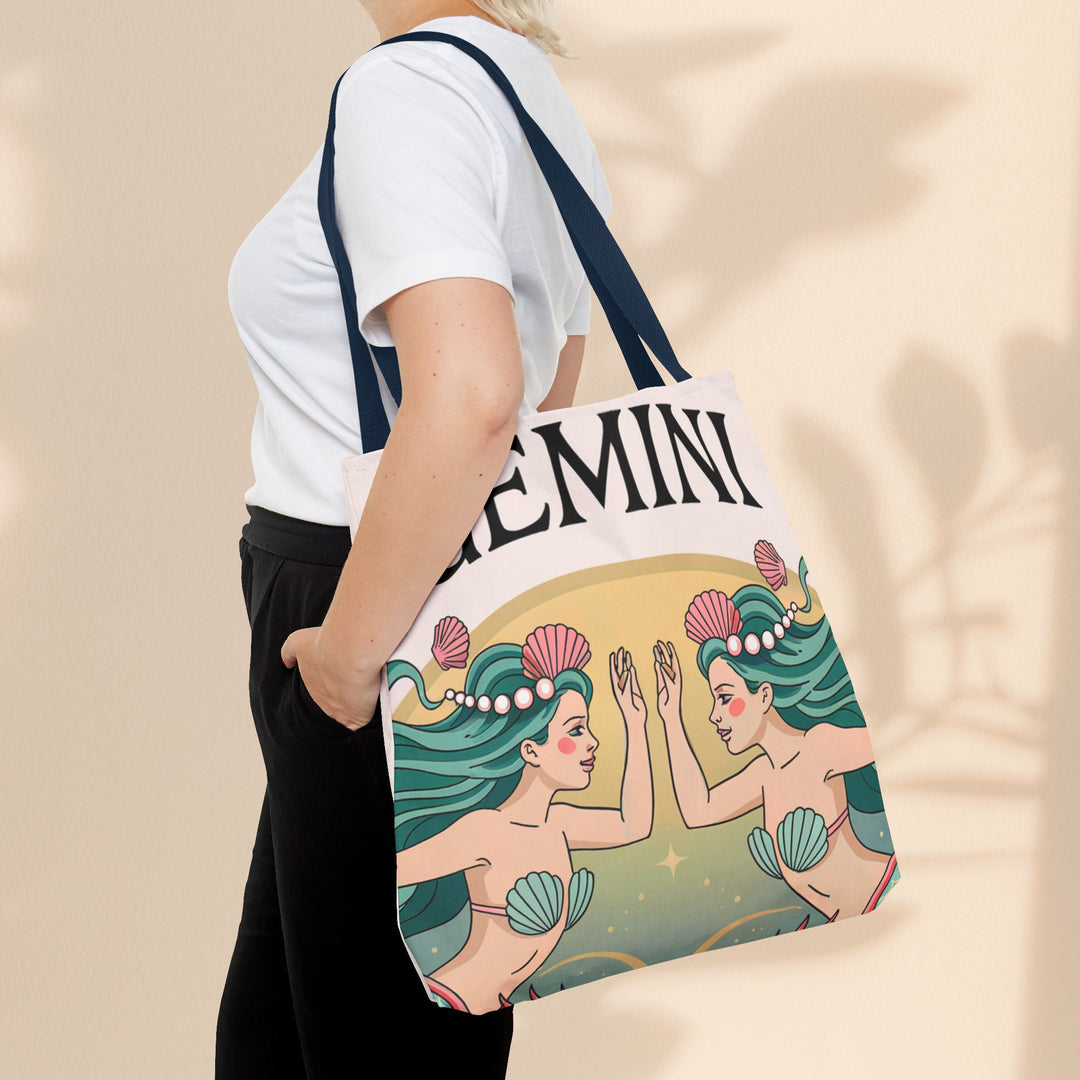 Gemini Zodiac Tote Bag, Astrological Bag, Personalized Gift, Astrology Lover, Horoscope Accessory, Birthday Present