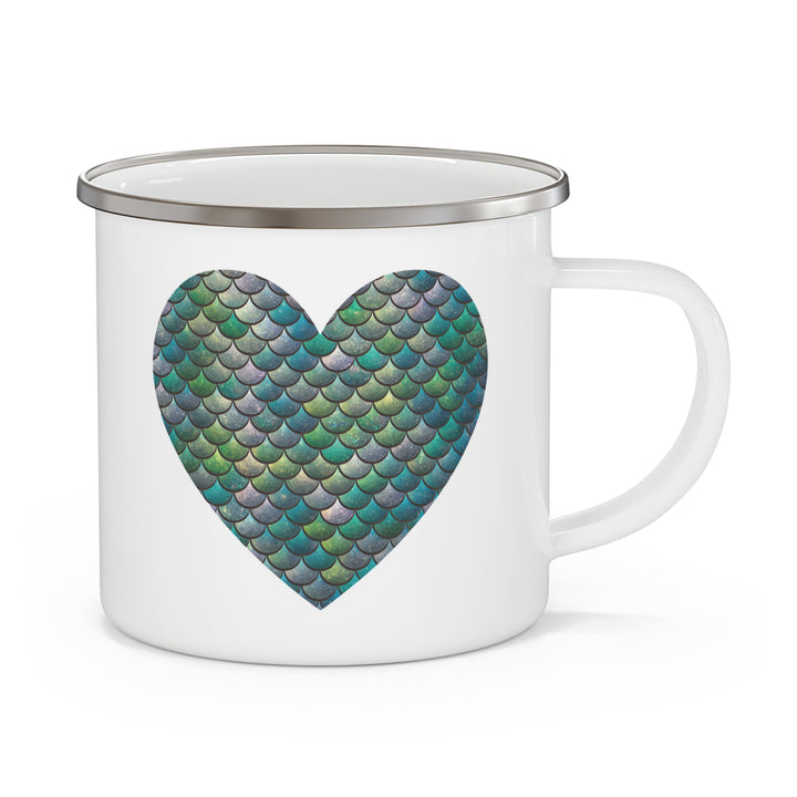 Enamel Camping Mug - Mermaid's Heart