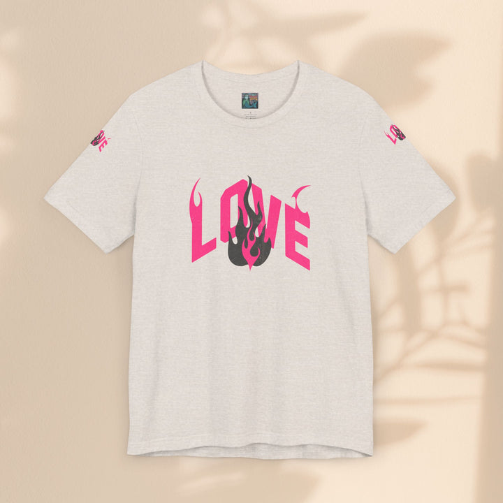 Unisex Jersey Short Sleeve Tee - LOVE