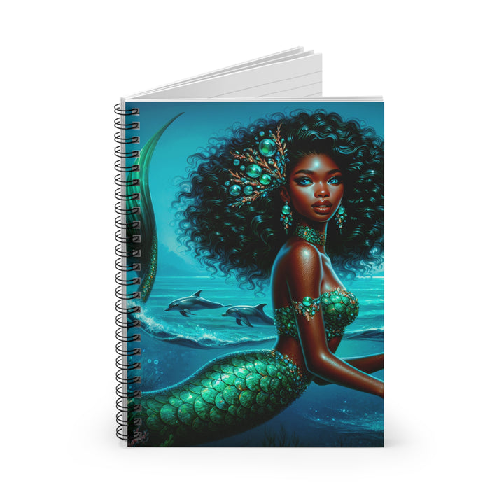 Spiral Notebook - Ruled Line - Mermaid Life