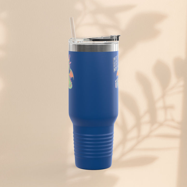 Dragon Insulated Travel Mug, 40oz, Dragon Birthday Tumbler