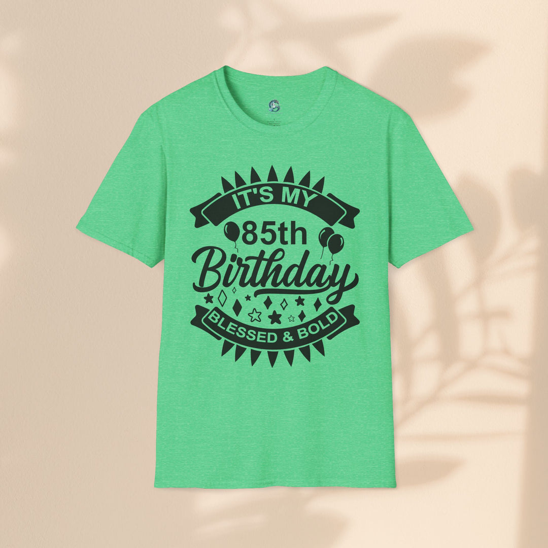 85th Birthday Celebration T-Shirt, Unisex Softstyle Tee for 85th Birthday, Milestone Birthday Gift, Birthday Party Outfit, Cute [...]