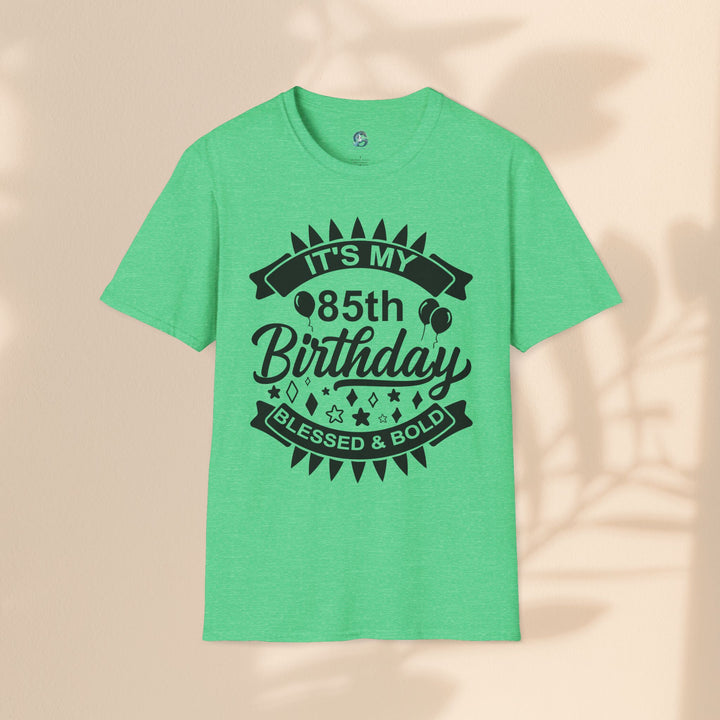 85th Birthday Celebration T-Shirt, Unisex Softstyle Tee for 85th Birthday, Milestone Birthday Gift, Birthday Party Outfit, Cute [...]