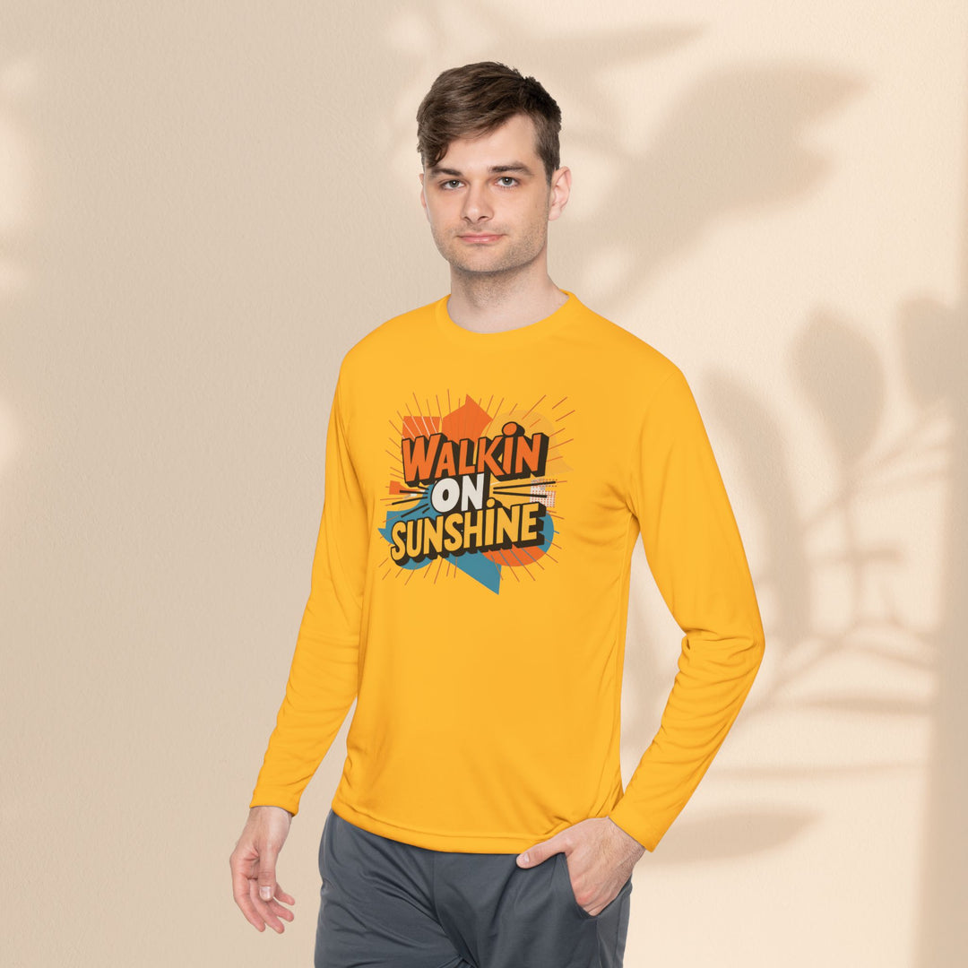 Unisex Lightweight Long Sleeve Tee - Walking On Sunshine