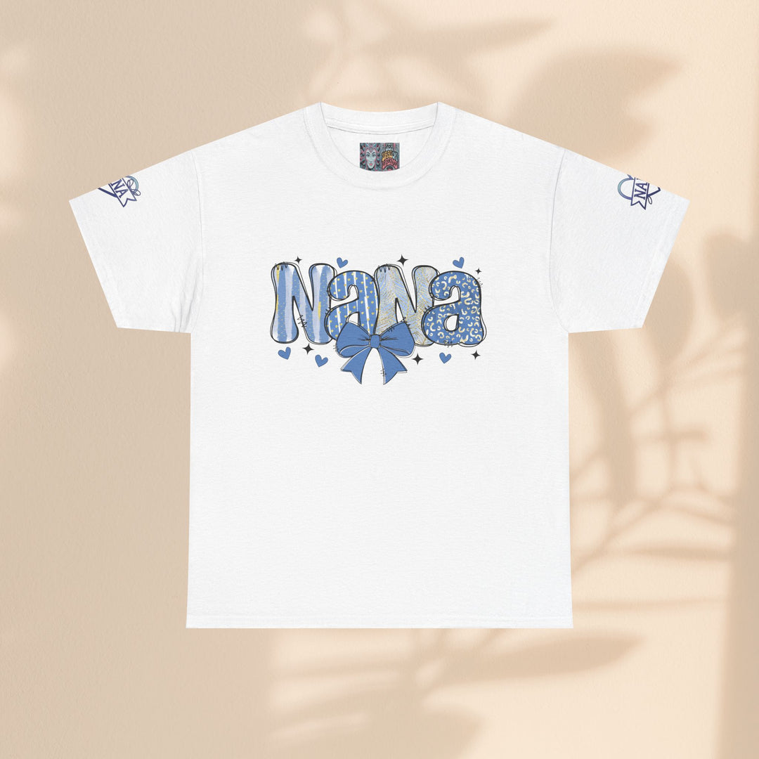 Nana Heavy Cotton Tee - Cute Gift for Grandmothers