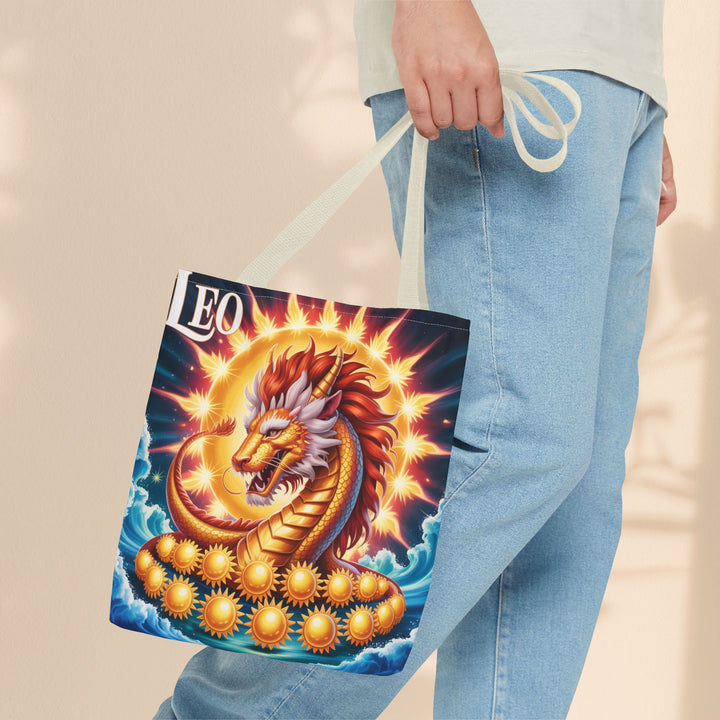 Leo Zodiac Tote Bag, Astrology Bag, Horoscope Tote, Birthday Gift, Festival Bag, Celestial Art Bag