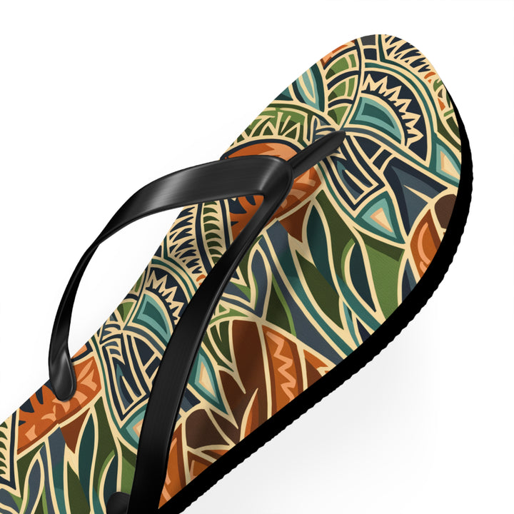 Flip Flops - Tribal Orange