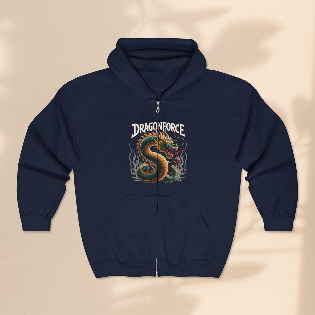 Dragon Force - Unisex Heavy Blend™ Full Zip Hooded Sweatshirt