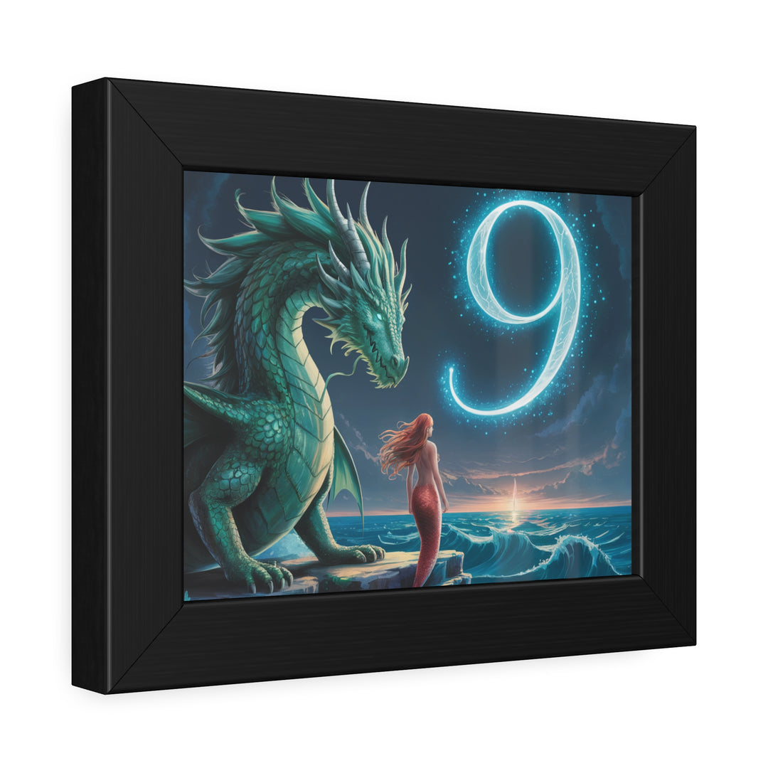 Number 9 and Dragons Canvas Wall Art