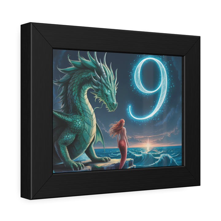 Number 9 and Dragons Canvas Wall Art