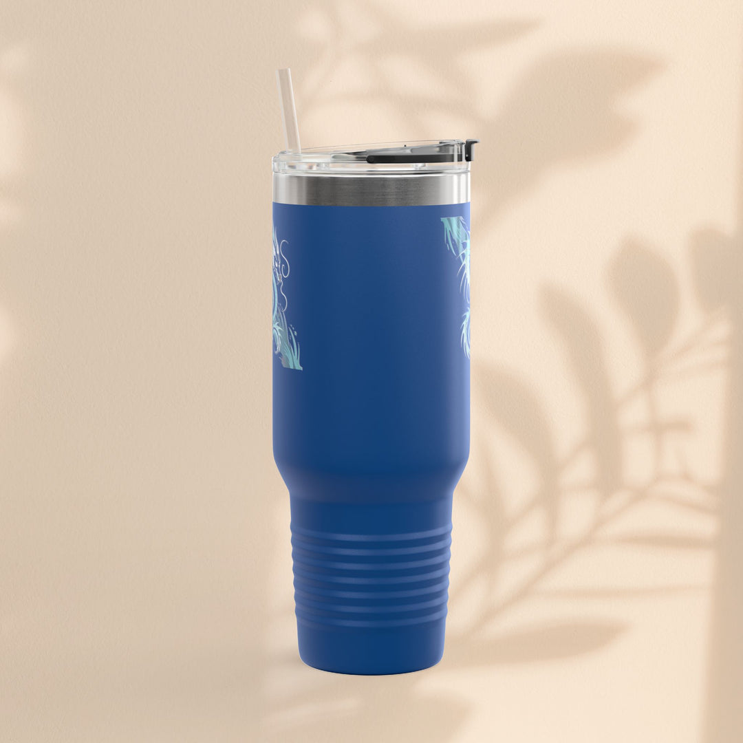 Bold Dragon Insulated Travel Mug, 40oz – Adventure, Road Trips, Unique Gift, Eco-Friendly Drinkware, Hot & Cold Beverages