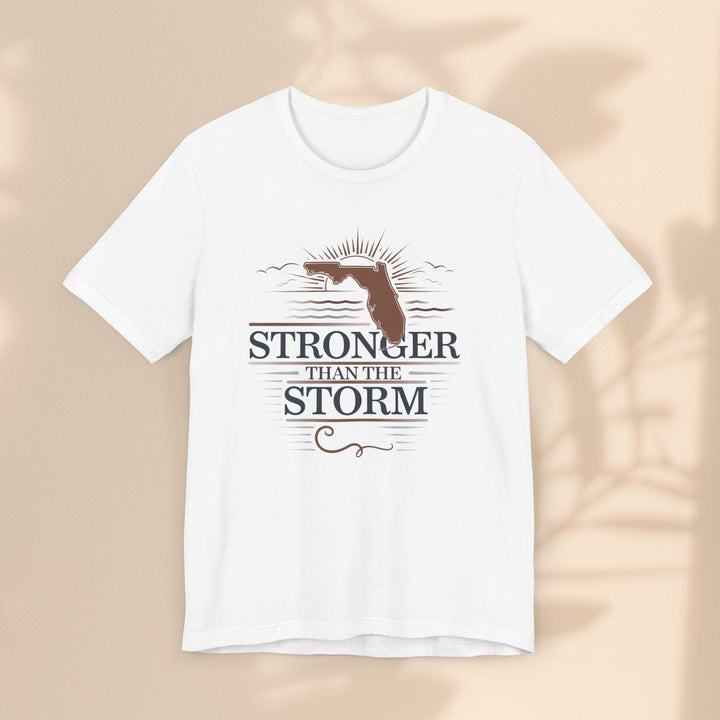 Unisex Jersey Short Sleeve Tee - Stronger Than The Storm