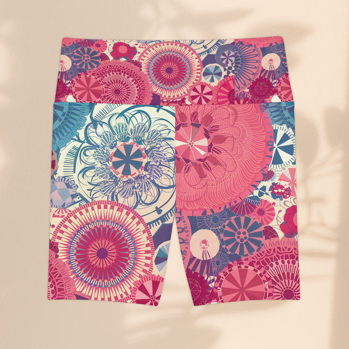 County Fair Women's Workout Shorts - Colorful Activewear for Fitness Enthusiasts