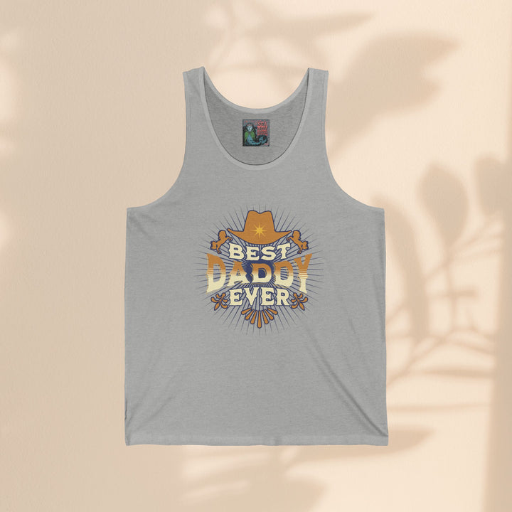 Best Daddy Ever Unisex Jersey Tank - Ideal Father's Day Gift