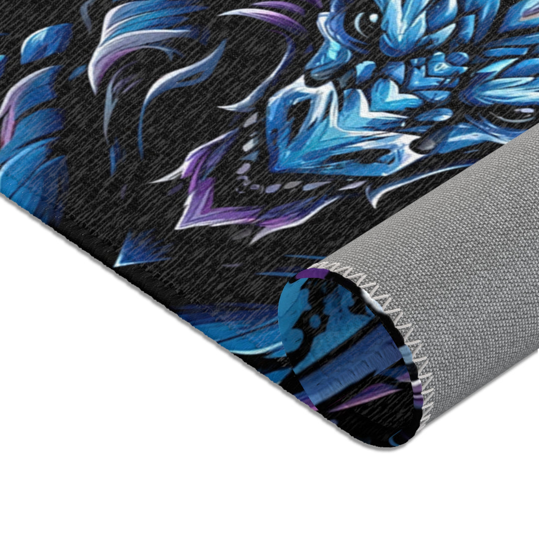 Mystical Dragon Area Rug - Bohemian Home Decor, Gift for Fantasy Lovers