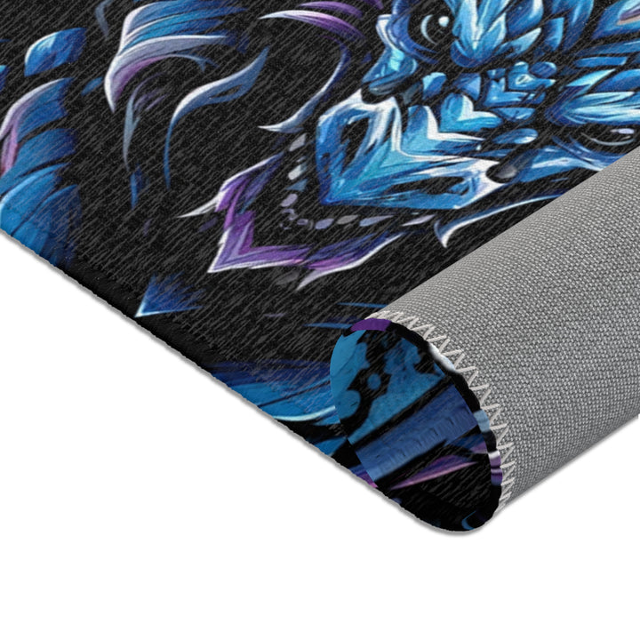 Mystical Dragon Area Rug - Bohemian Home Decor, Gift for Fantasy Lovers