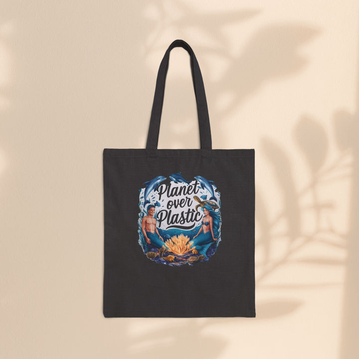 Cotton Canvas Tote Bag - Planet Over Plastic