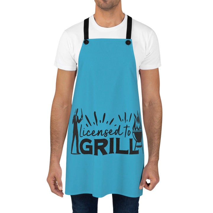 Apron (AOP) - Licensed To Grill