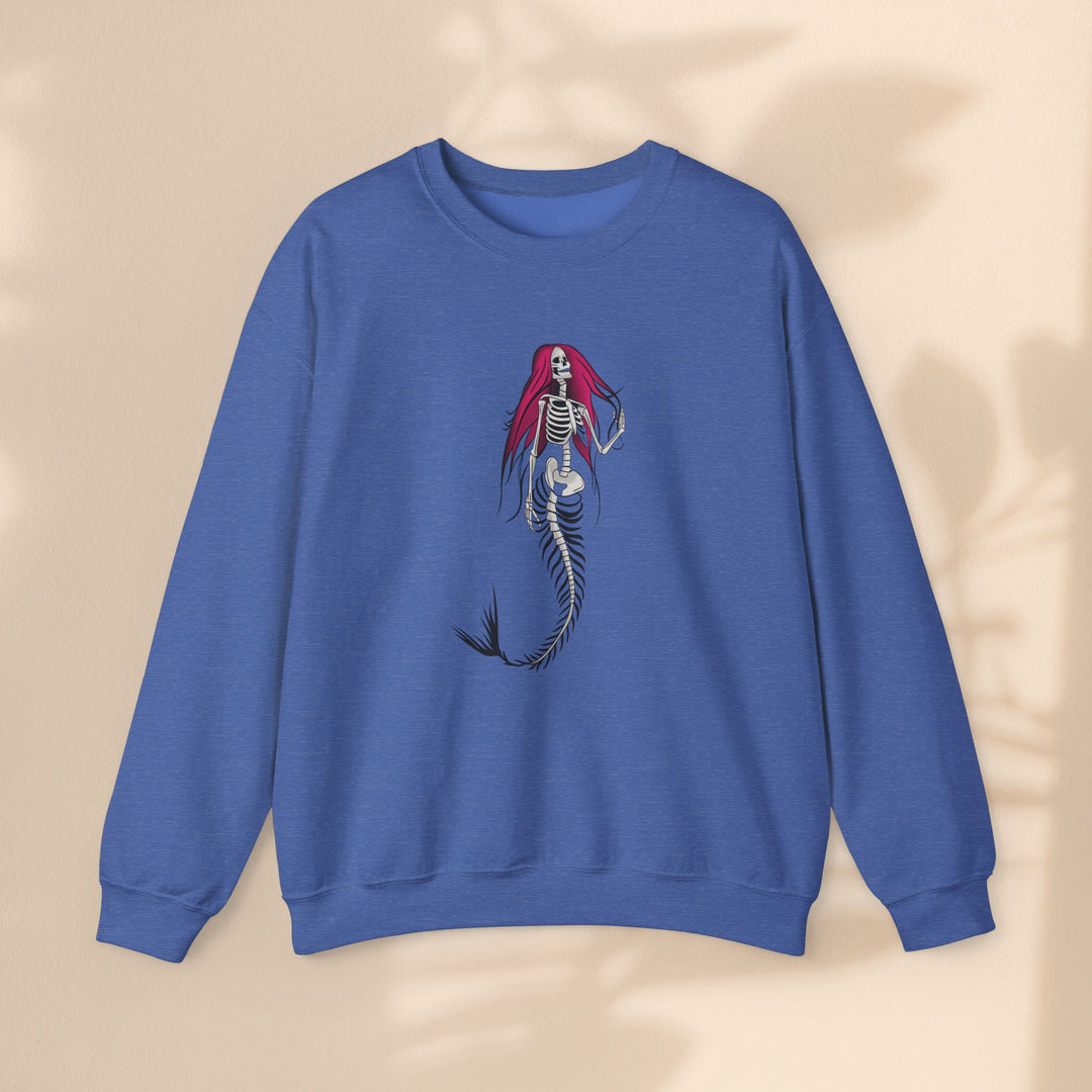 Unisex Heavy Blend™ Crewneck Sweatshirt - Halloween Mermaid Bones