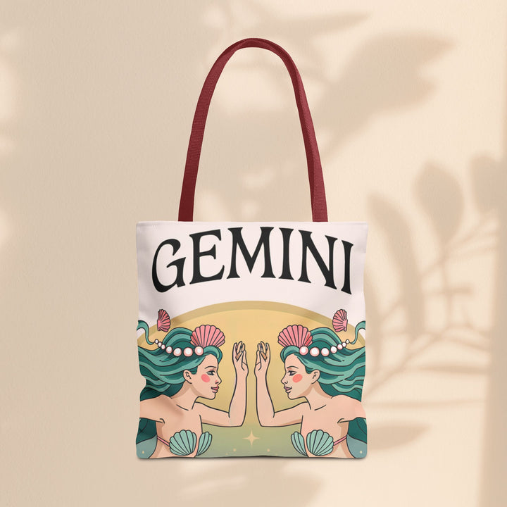 Gemini Zodiac Tote Bag, Astrological Bag, Personalized Gift, Astrology Lover, Horoscope Accessory, Birthday Present