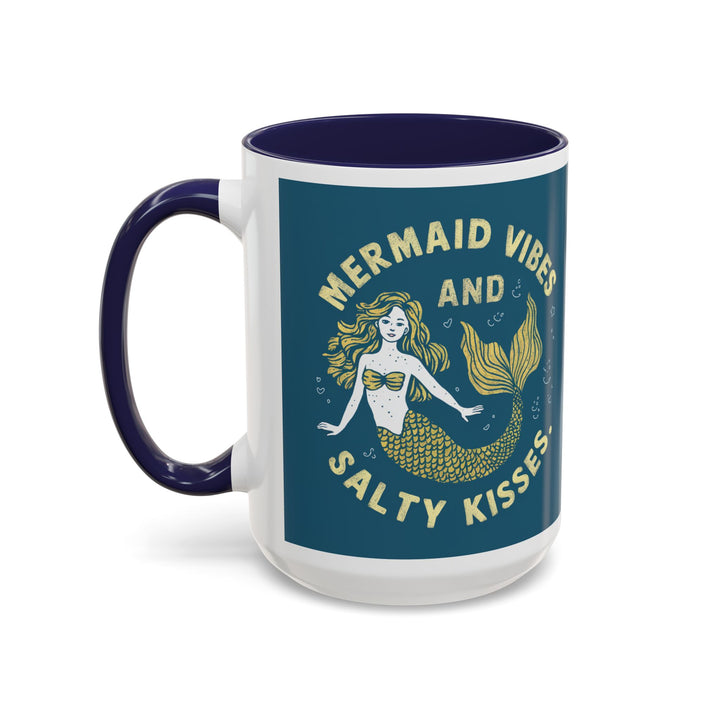 Accent Coffee Mug (11, 15oz)  - Salty Kisses