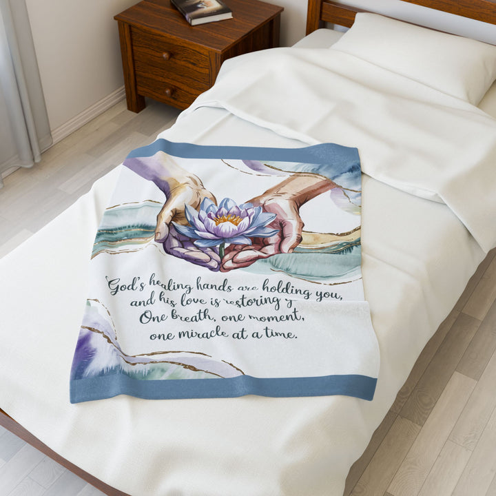 Miracles Healing Blanket – A Faith-Filled Gift of Comfort & Hope