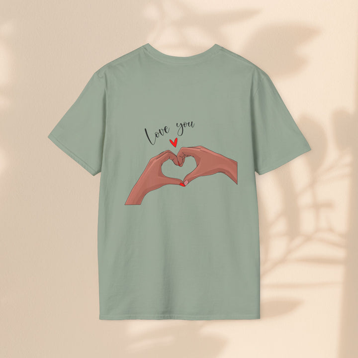 Unisex Softstyle T-Shirt - Love You Heart