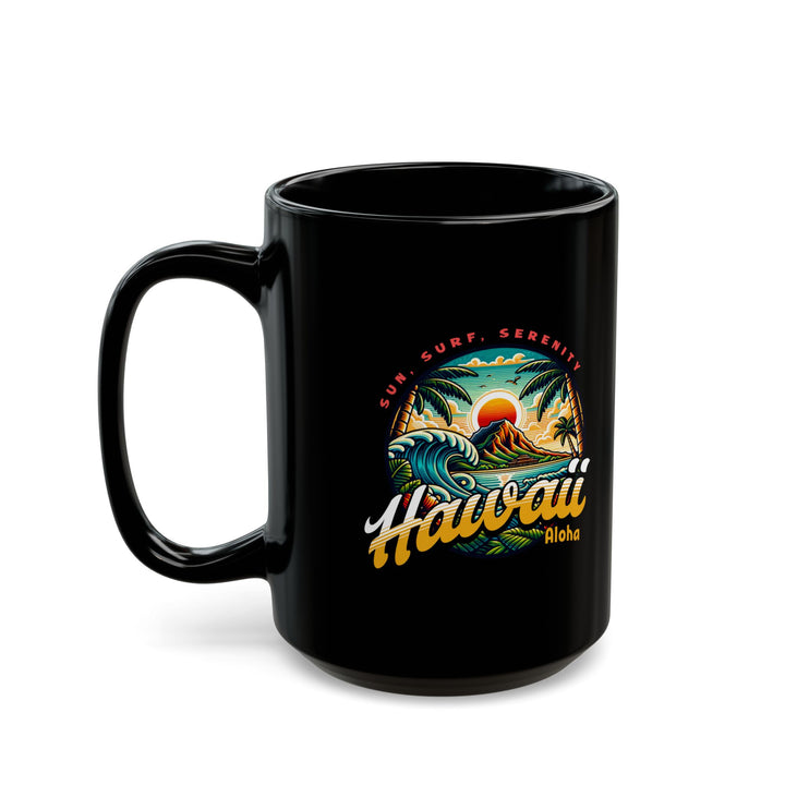 Black Mug (11oz, 15oz) - Hawaii Paradise