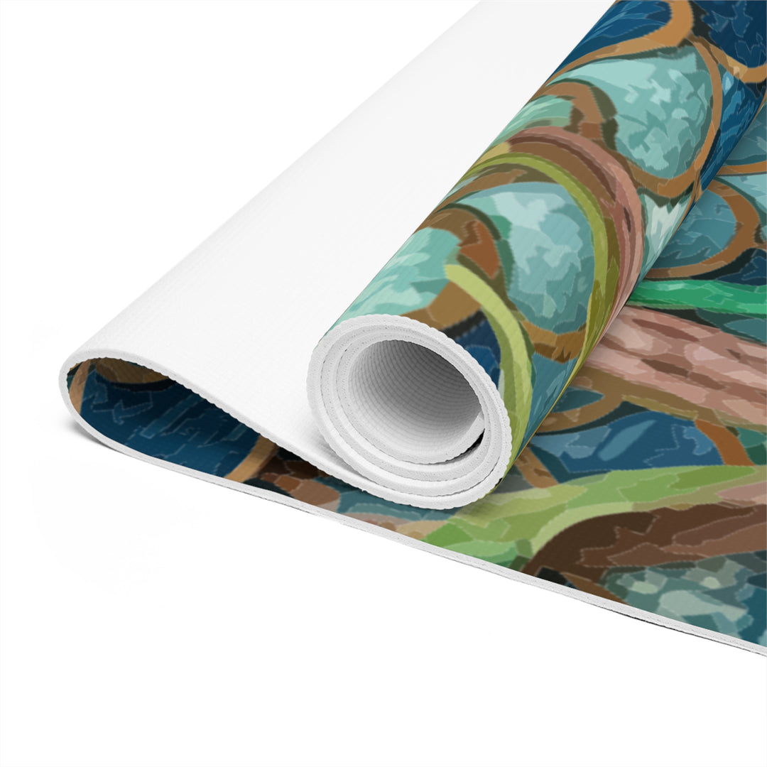 Yoga Mat - Mermaid Scale Party Print