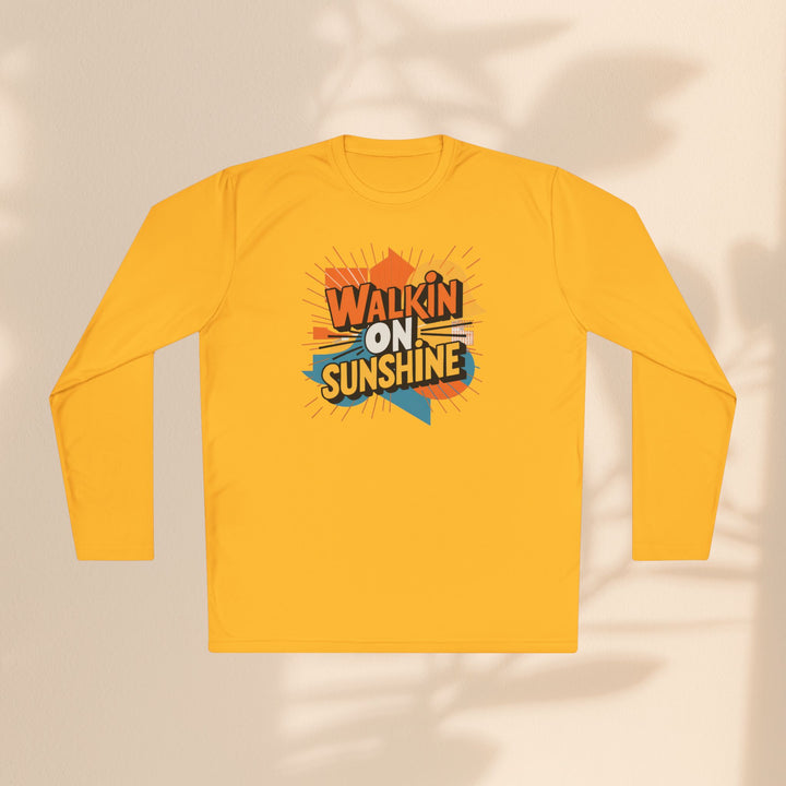 Unisex Lightweight Long Sleeve Tee - Walking On Sunshine