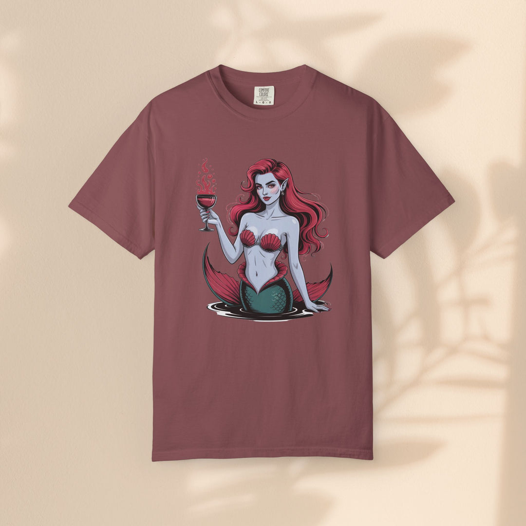 Mermaid-Themed Unisex T-Shirt – Fun Summer Apparel, Beach Lover Gift, Vintage Style Tee