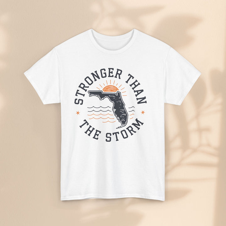 Unisex Heavy Cotton Tee - Stronger Than The Storm