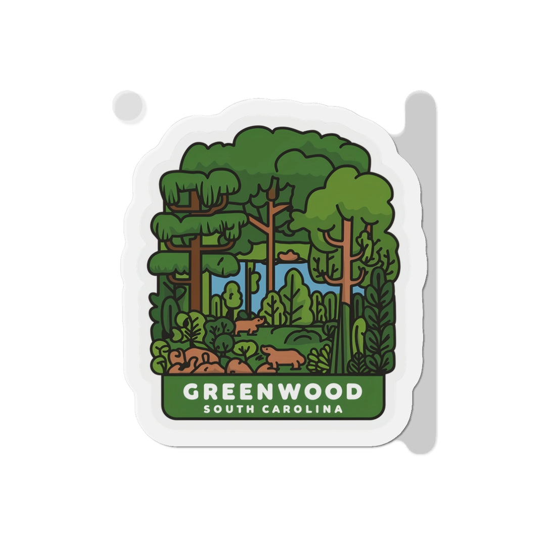 Die-Cut Magnets - Greenwood South Carolina