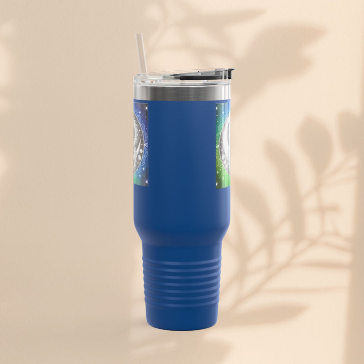 Galaxy Dragon Insulated Travel Mug - 40oz Eco-Friendly Water Bottle, Perfect for Camping, Road Trips, Gifts for Him/Her, Motivational Cup