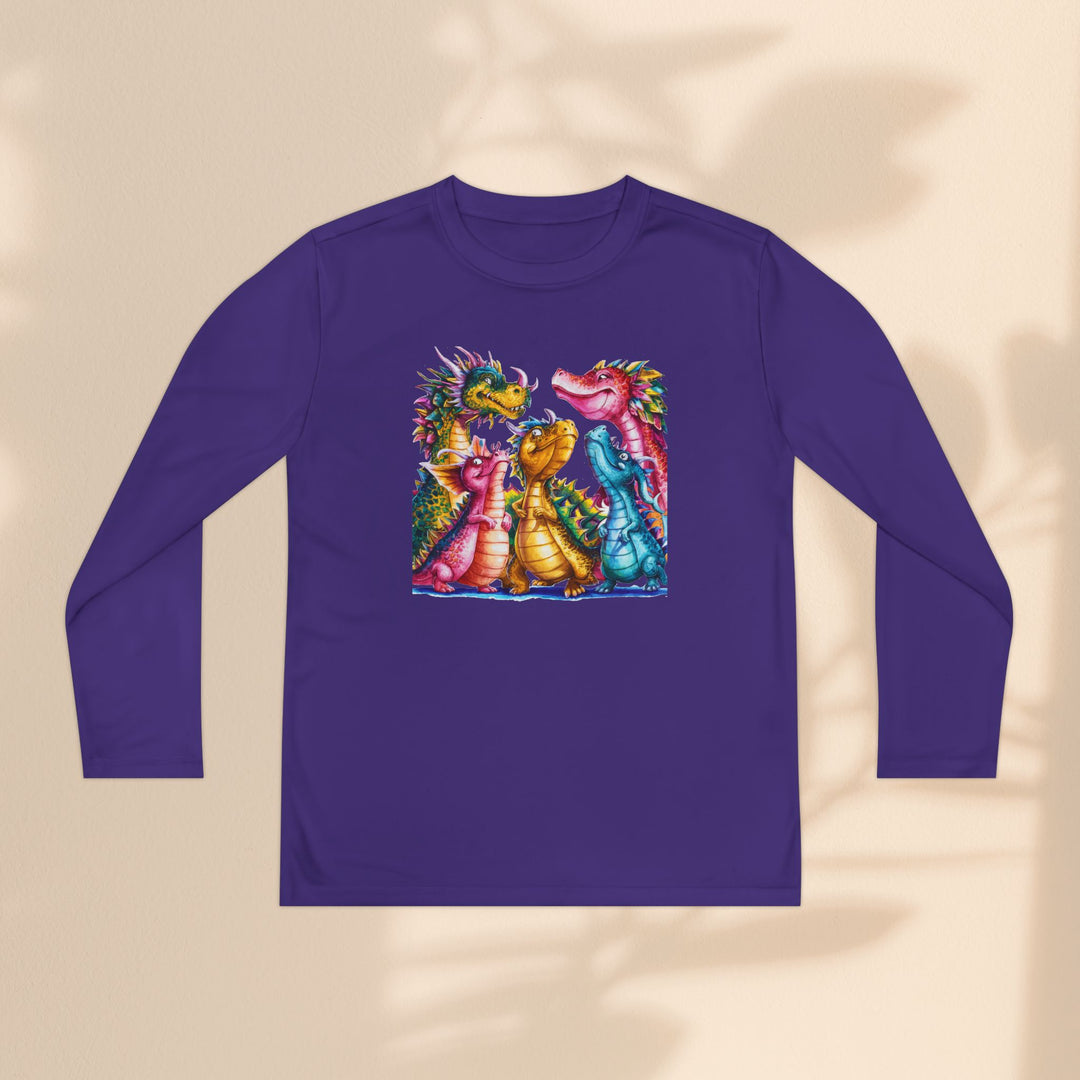 Youth Long Sleeve Competitor Tee - Dragon Joy