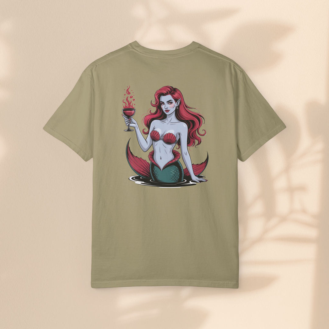 Mermaid-Themed Unisex T-Shirt – Fun Summer Apparel, Beach Lover Gift, Vintage Style Tee