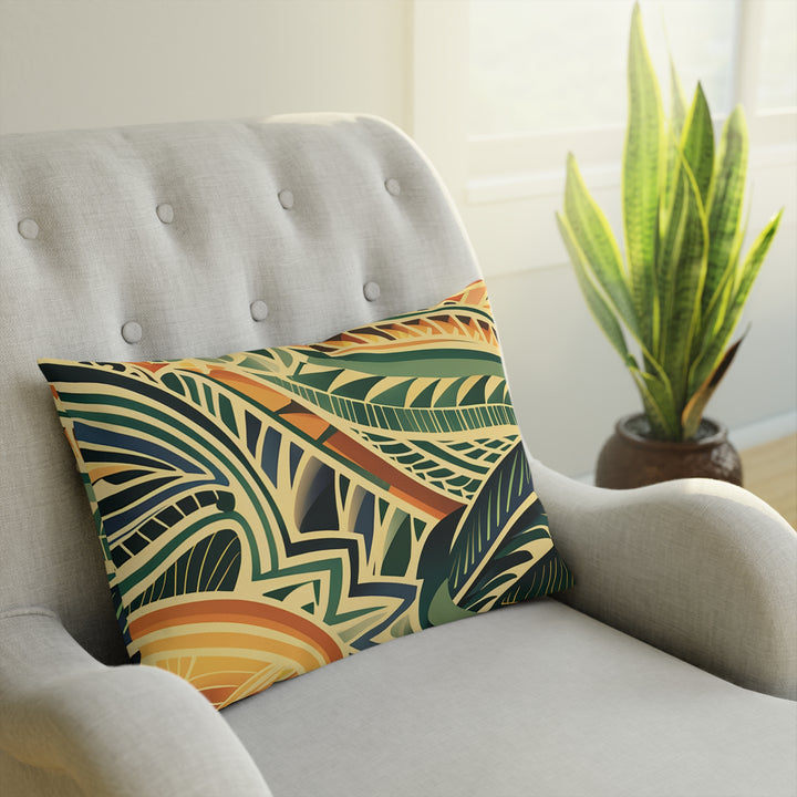 Tribal Orange Cushion