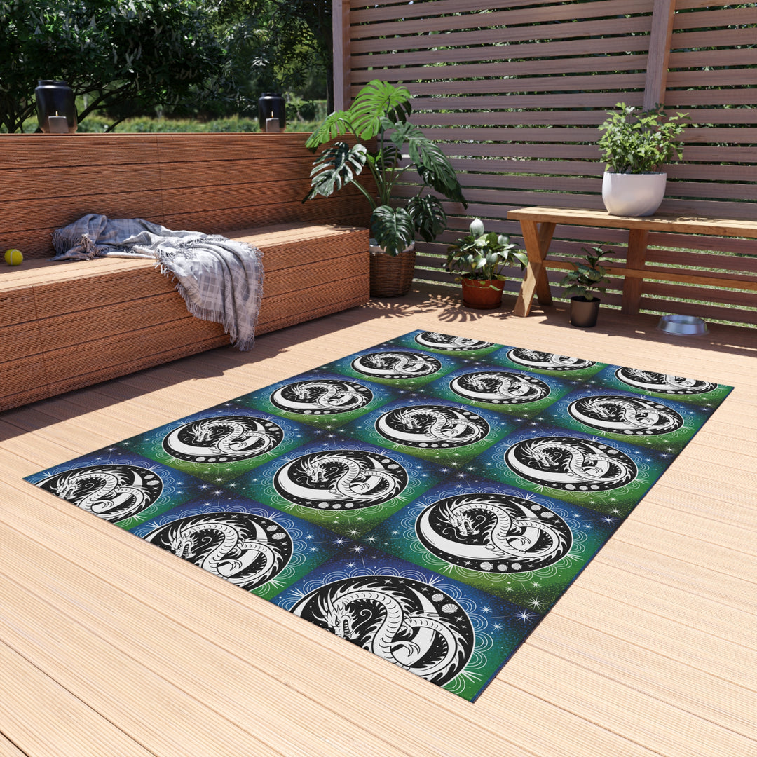 Bohemian Dragon Outdoor Rug