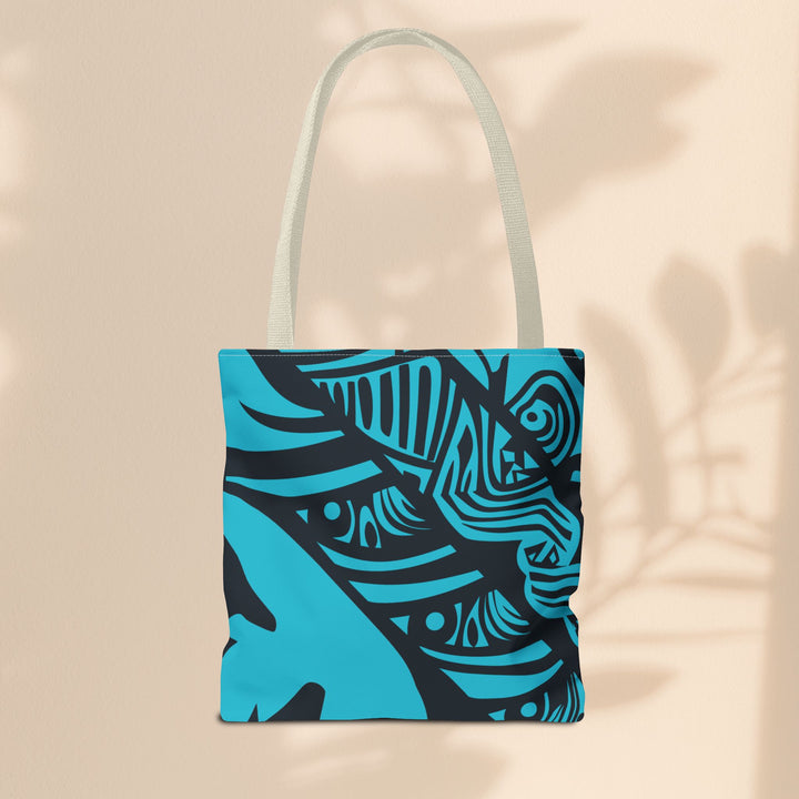 Blue Tribal Tote Bag