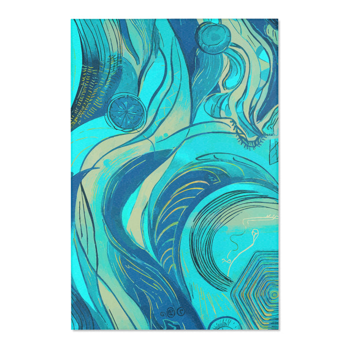 Vibrant Wave Rug for Stylish Serenity