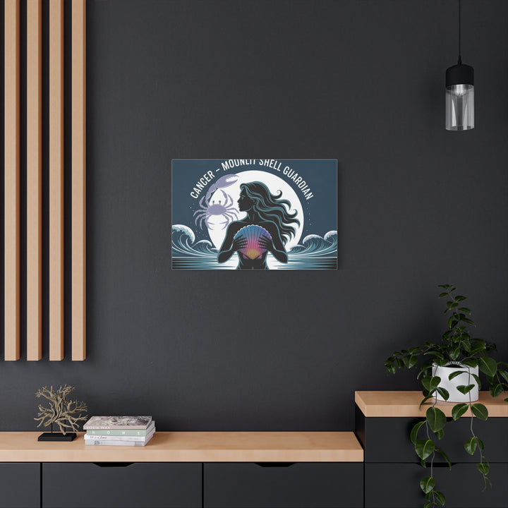 Zodiac Cancer Matte Stretched Canvas Wall Art
