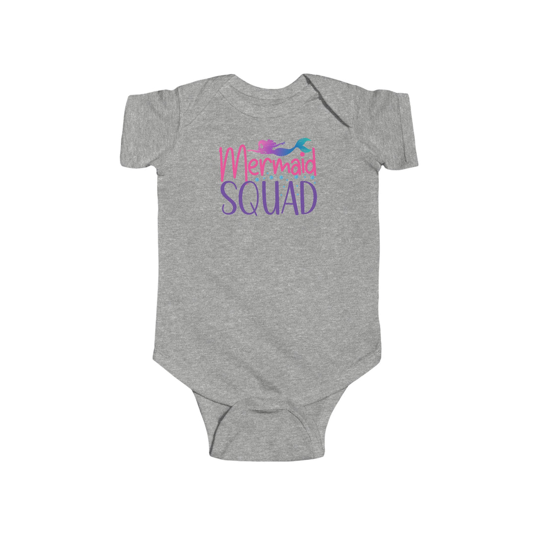 Infant Fine Jersey Bodysuit - Mermaid Squad