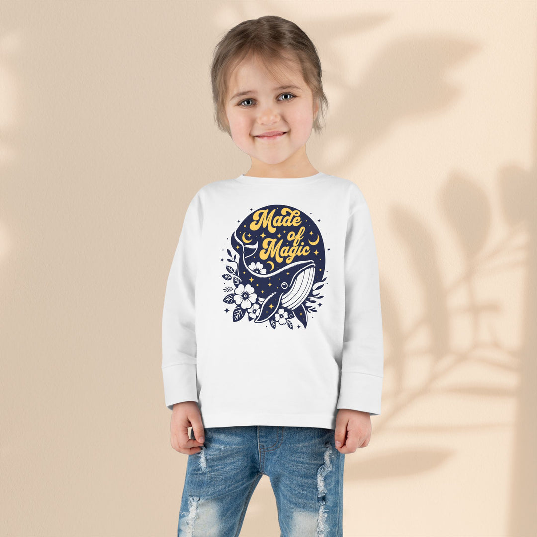 Made of Magic - Toddler Long Sleeve Tee, Kids Clothing