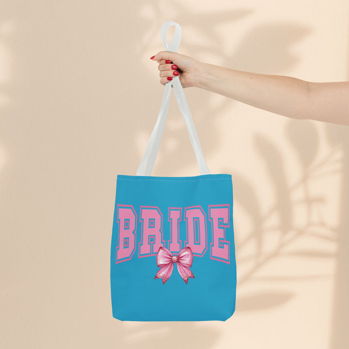 Bride Tote Bag with Bow | Bridal Shower Gift, Wedding Essentials, Bachelorette Party Accessory, Gift for Bridesmaids