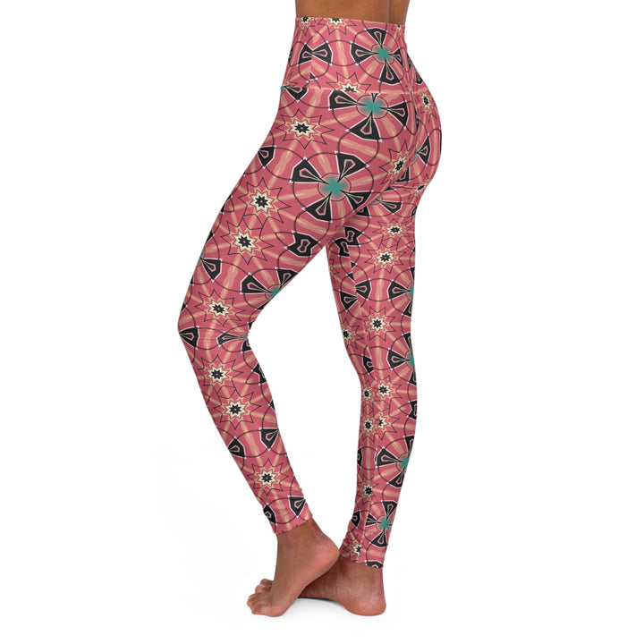 High Waisted Yoga Leggings - Mystic Circles