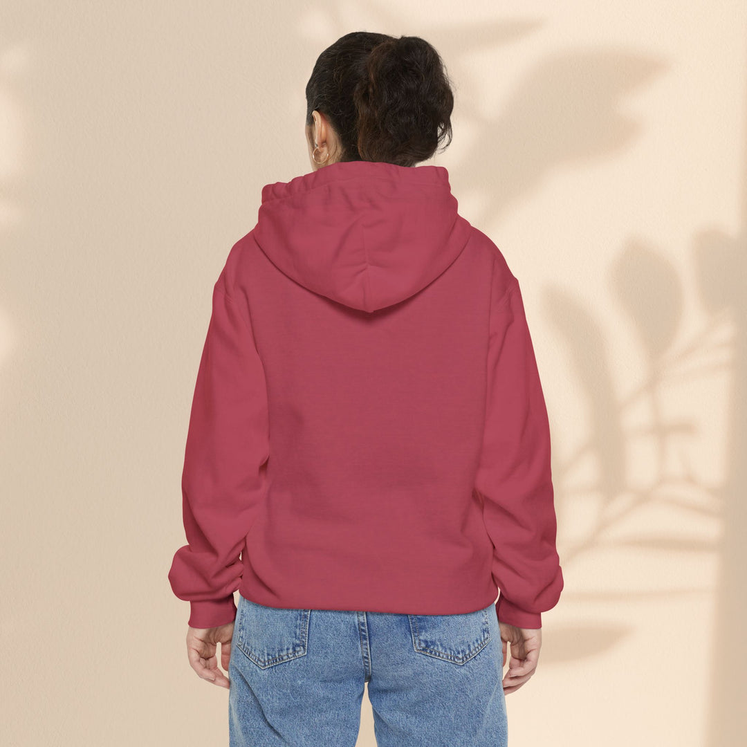 Unisex Garment-Dyed Hoodie - Mermaid and Terrier