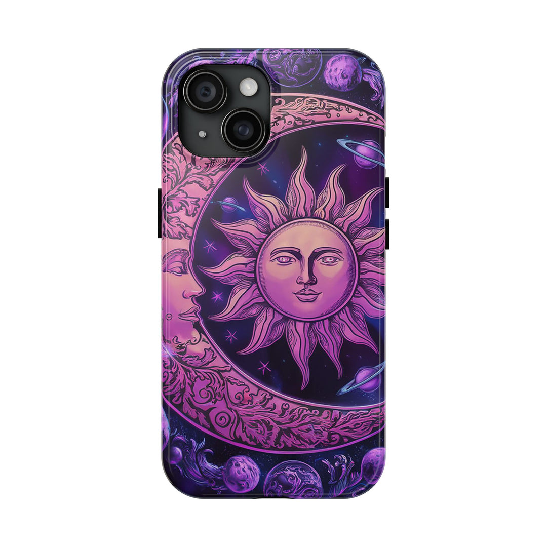 Tough Phone Cases - Purple Moon