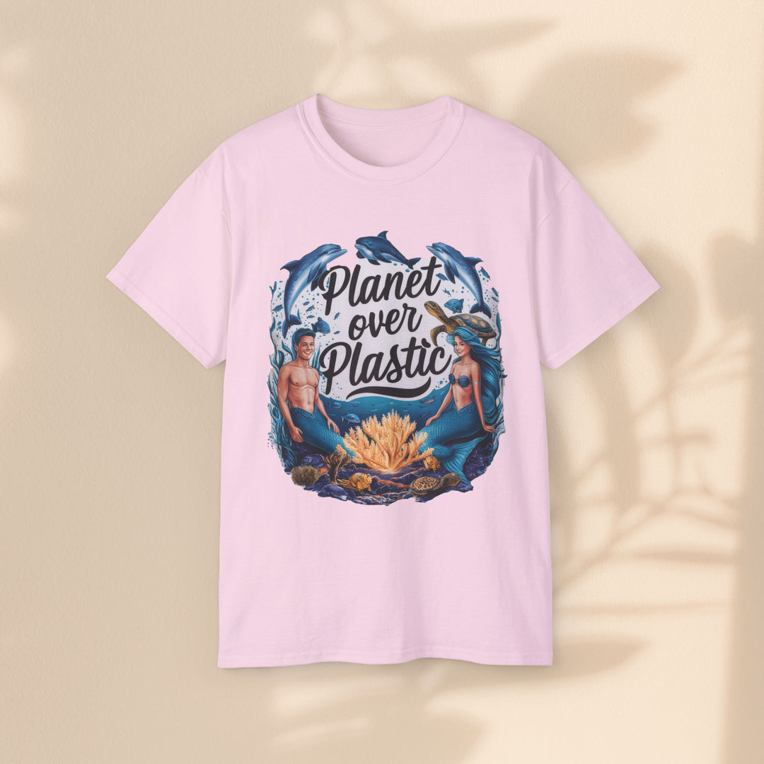 Unisex Ultra Cotton Tee - Planet Over Plastic