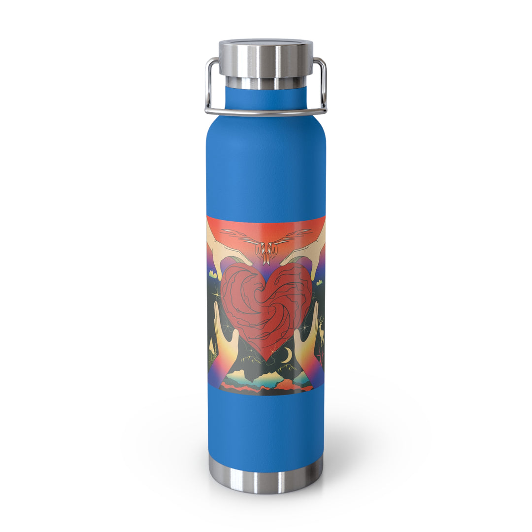 Copper Vacuum Insulated Bottle, 22oz - Give You My Heart