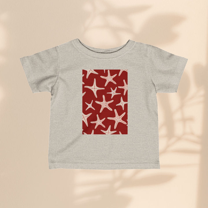 Infant Fine Jersey Tee - Red Star